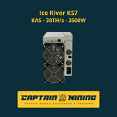 IceRiver KS7 Kaspa ASIC miner with 30 TH/s hashrate and 3500W power consumption